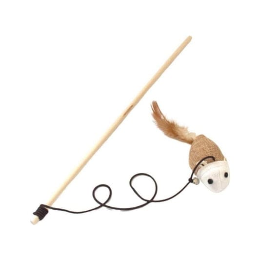 AHŞAP SAPLI FARE BAŞLIKLI KEDİ OYUN OLTASI 12 Lİ